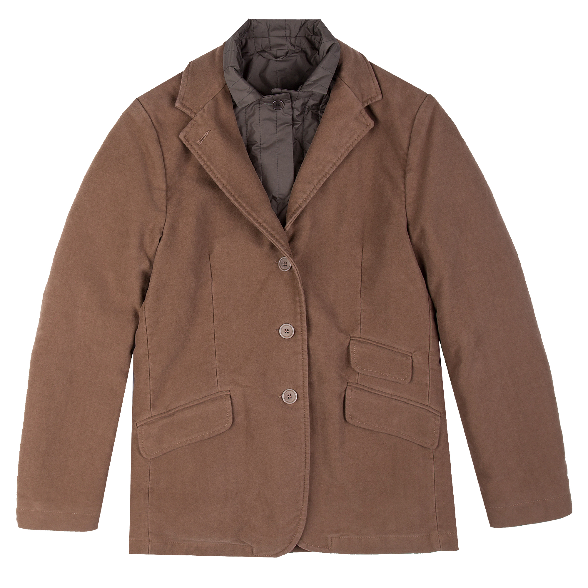 Aspesi Moleskin Cotton Spitz Blazer in Tobacco (Natural) for Men Lyst