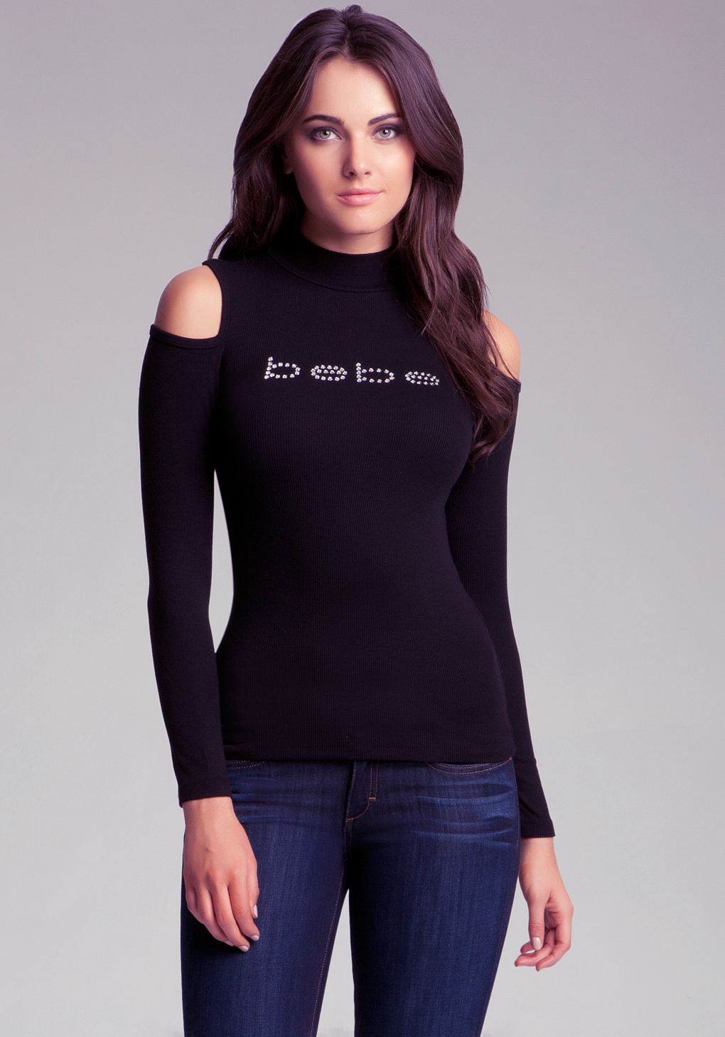 Bebe Cold Shoulder Top Online Shop, UP 