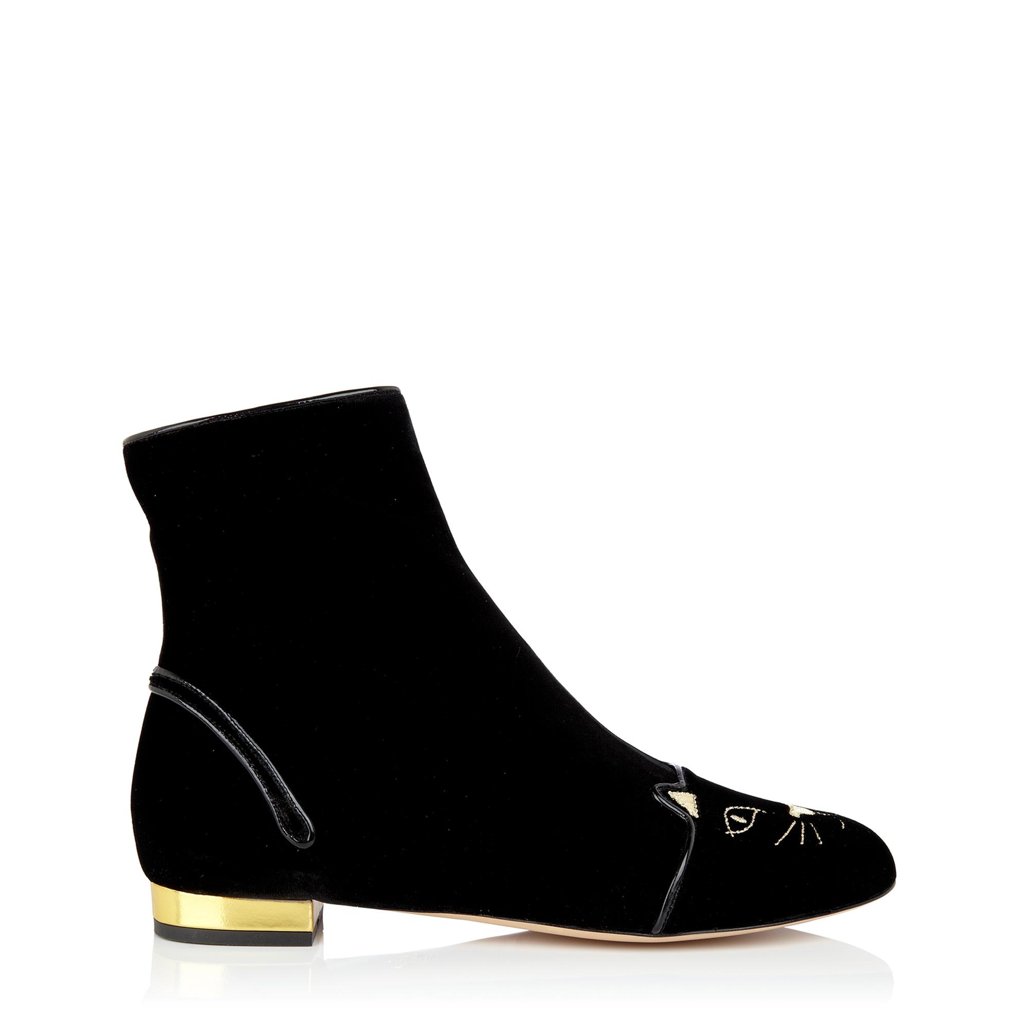 Charlotte Olympia Puss In Boots in Black | Lyst