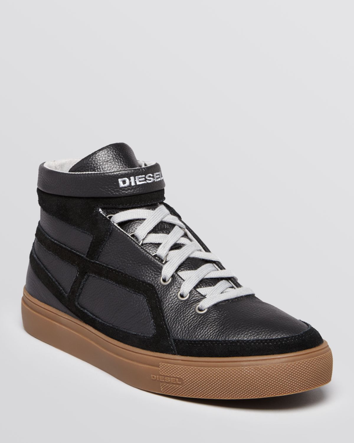 DIESEL Usa Project Route High Top Sneakers in Black for Men - Lyst