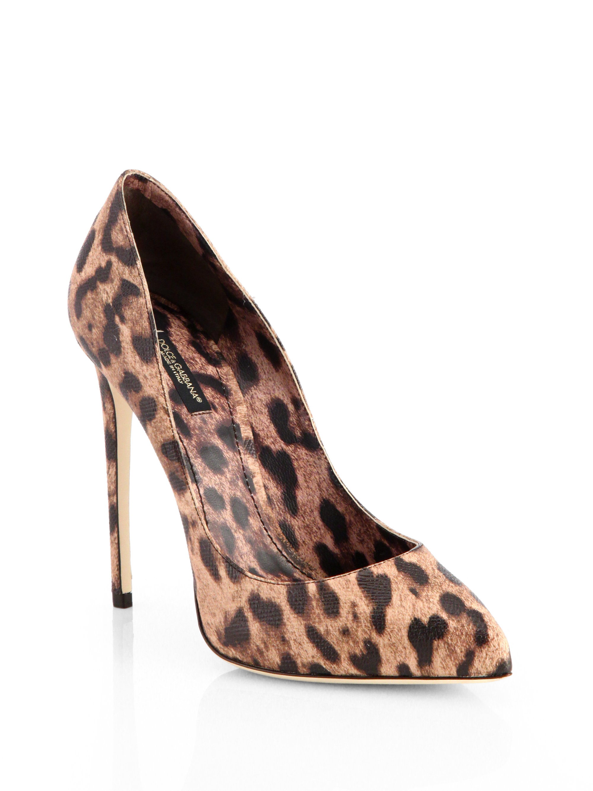 dolce and gabbana leopard print shoes