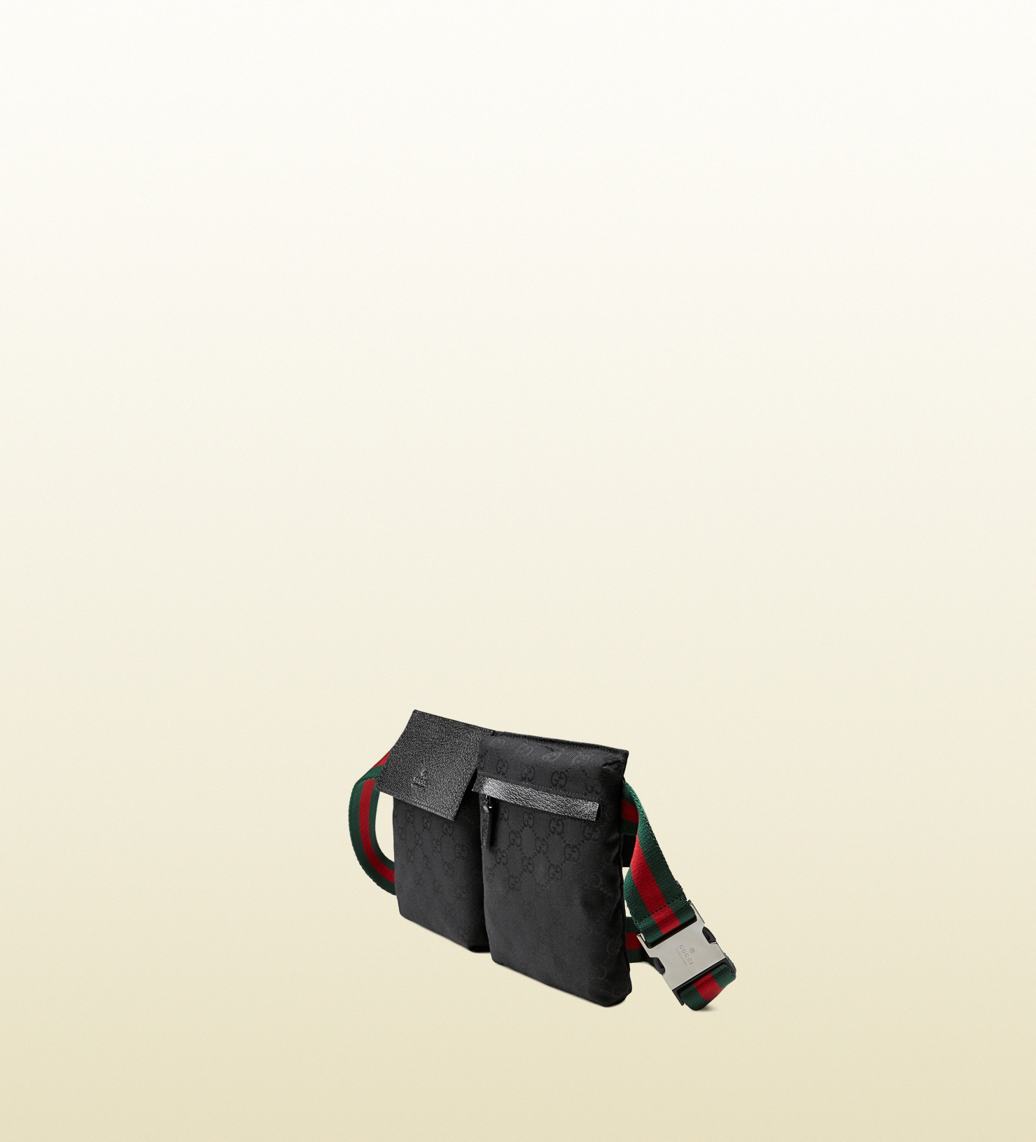 Gucci GG canvas Belt Bag - Black Waist Bags, Handbags - GUC1352890