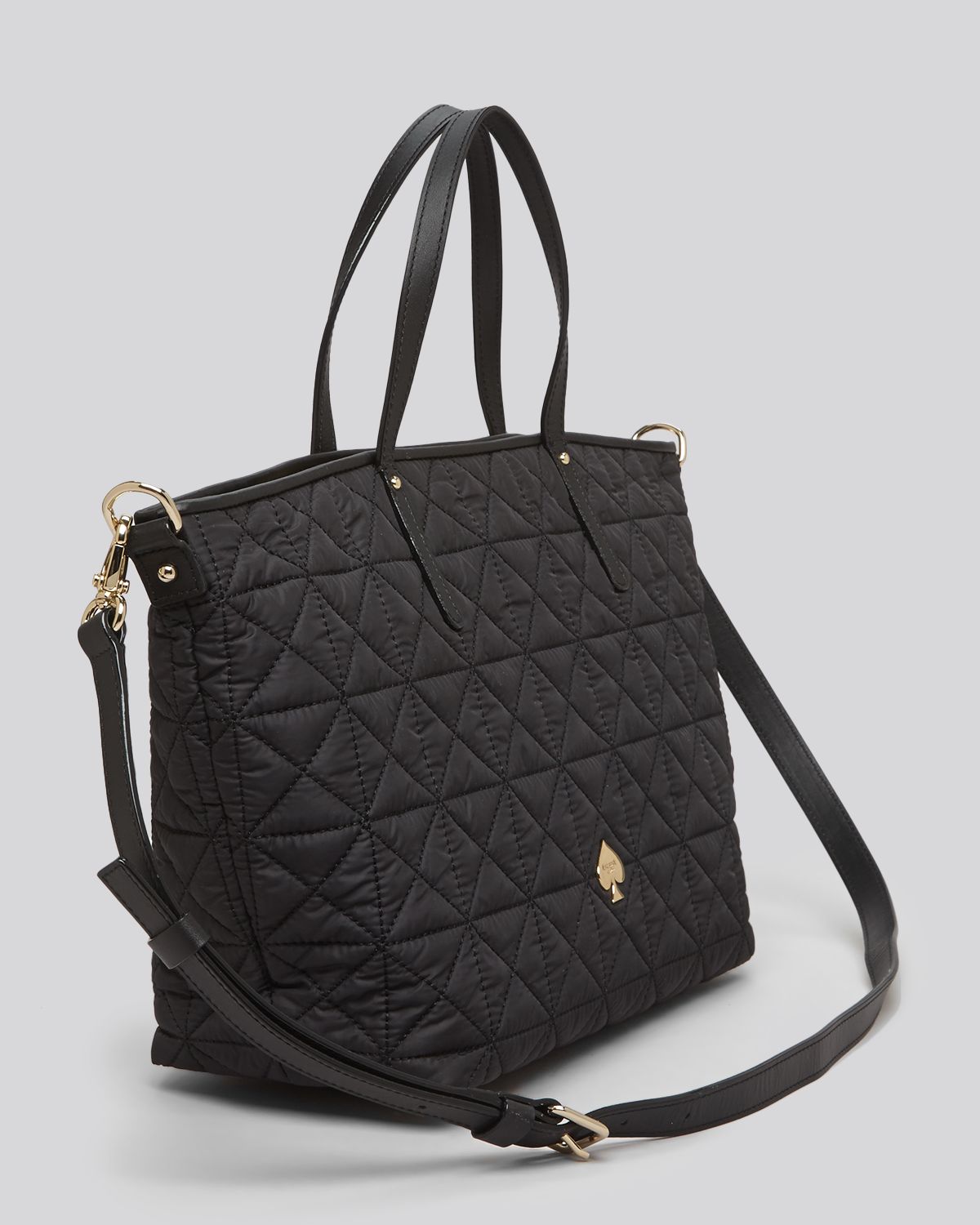 Lyst Kate spade new york Tote Leroy Street Quilted Nylon Linsley in Black