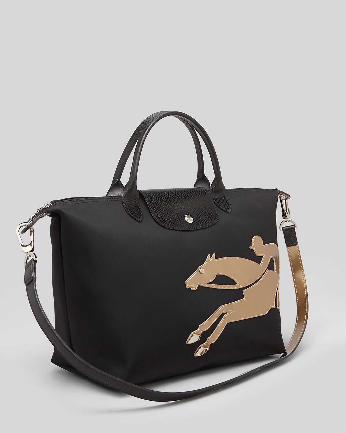 longchamp horse logo bag