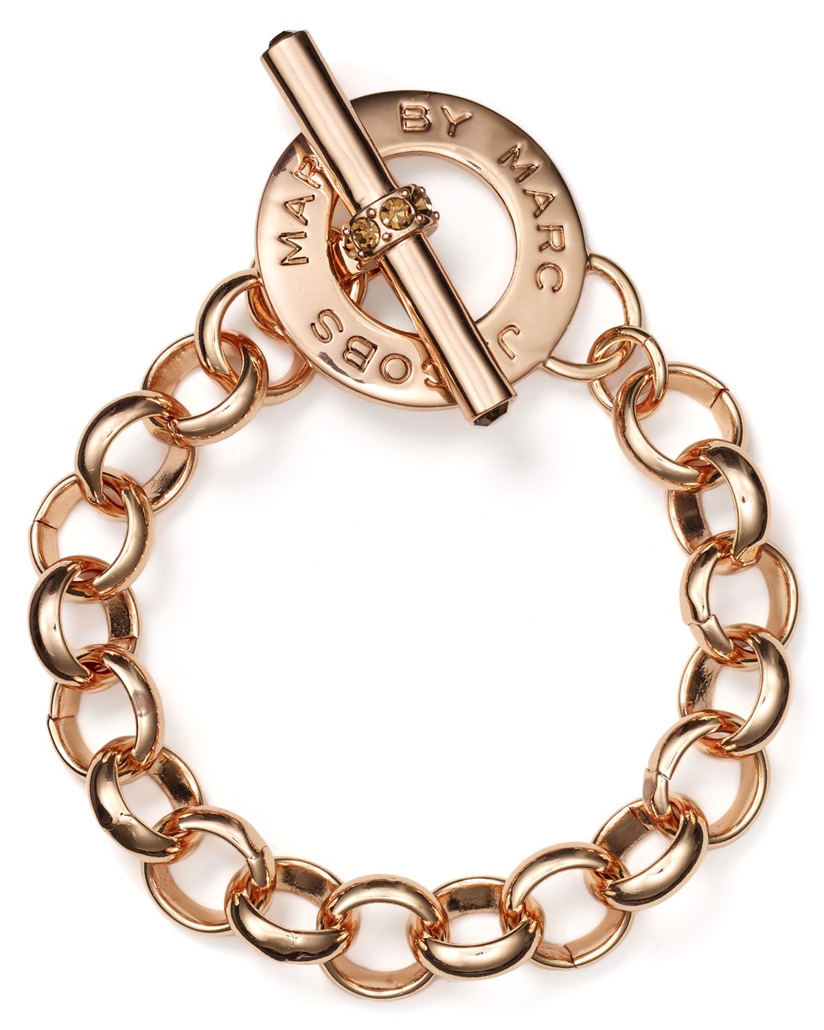 Marc By Marc Jacobs Toggle Bracelet in Rose Gold (Metallic) - Lyst