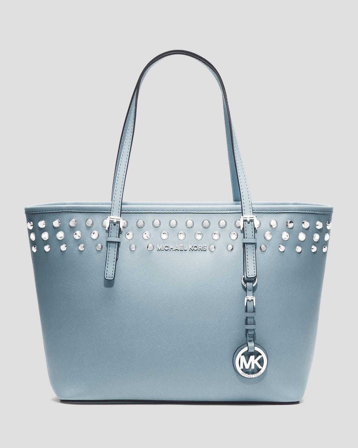 powder blue michael kors bag