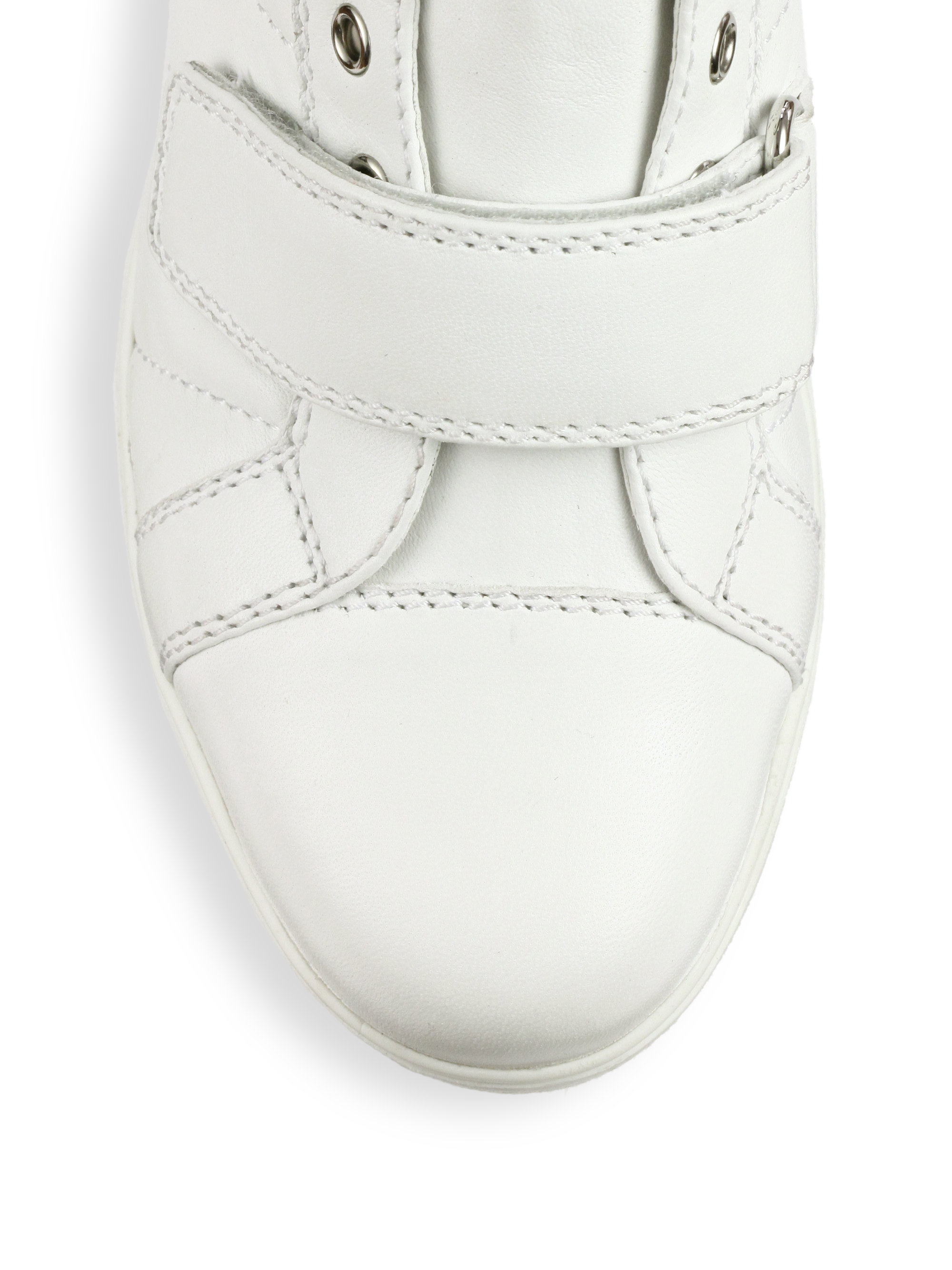 quilted wedge sneakers