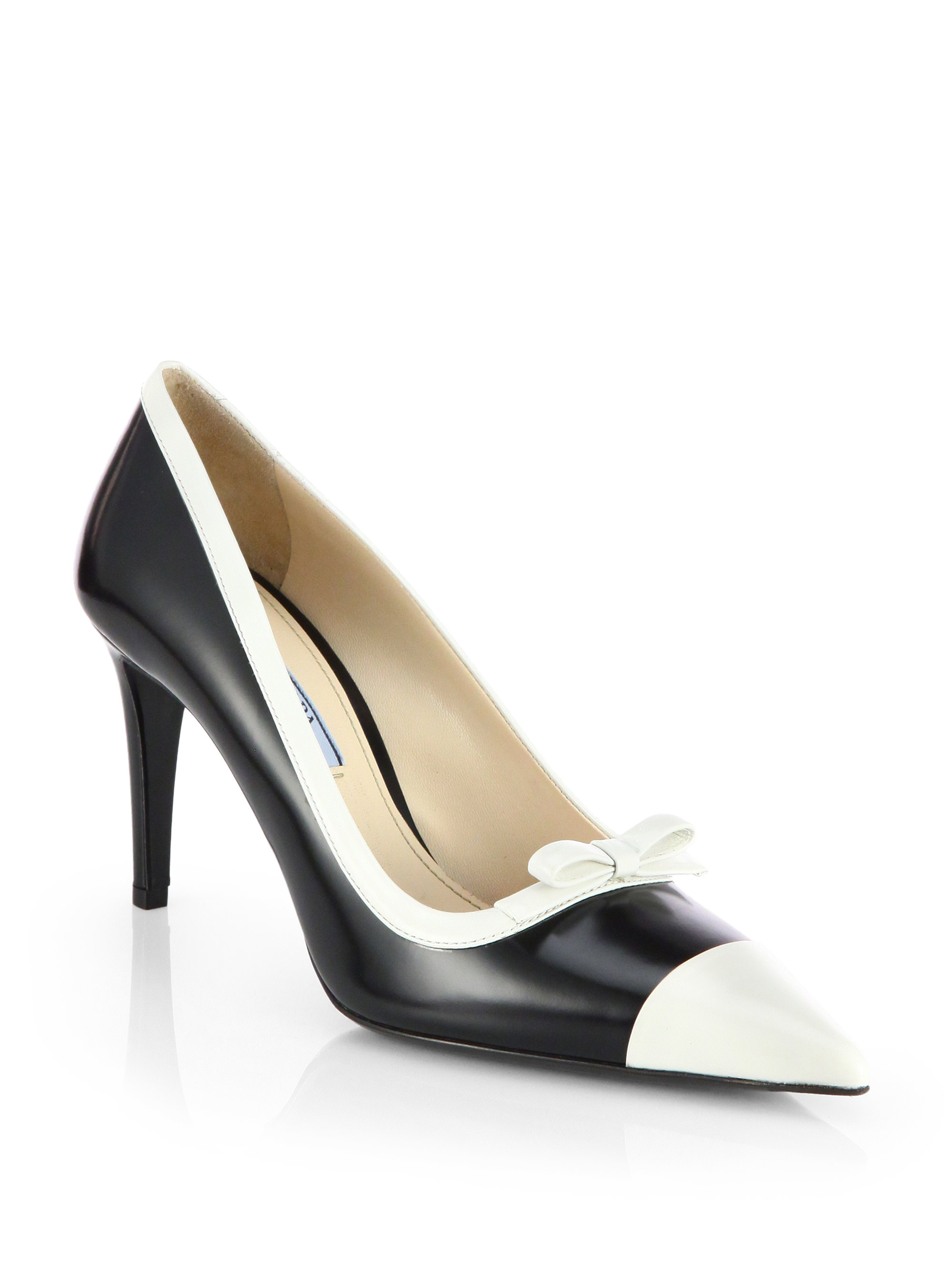 prada bow pumps