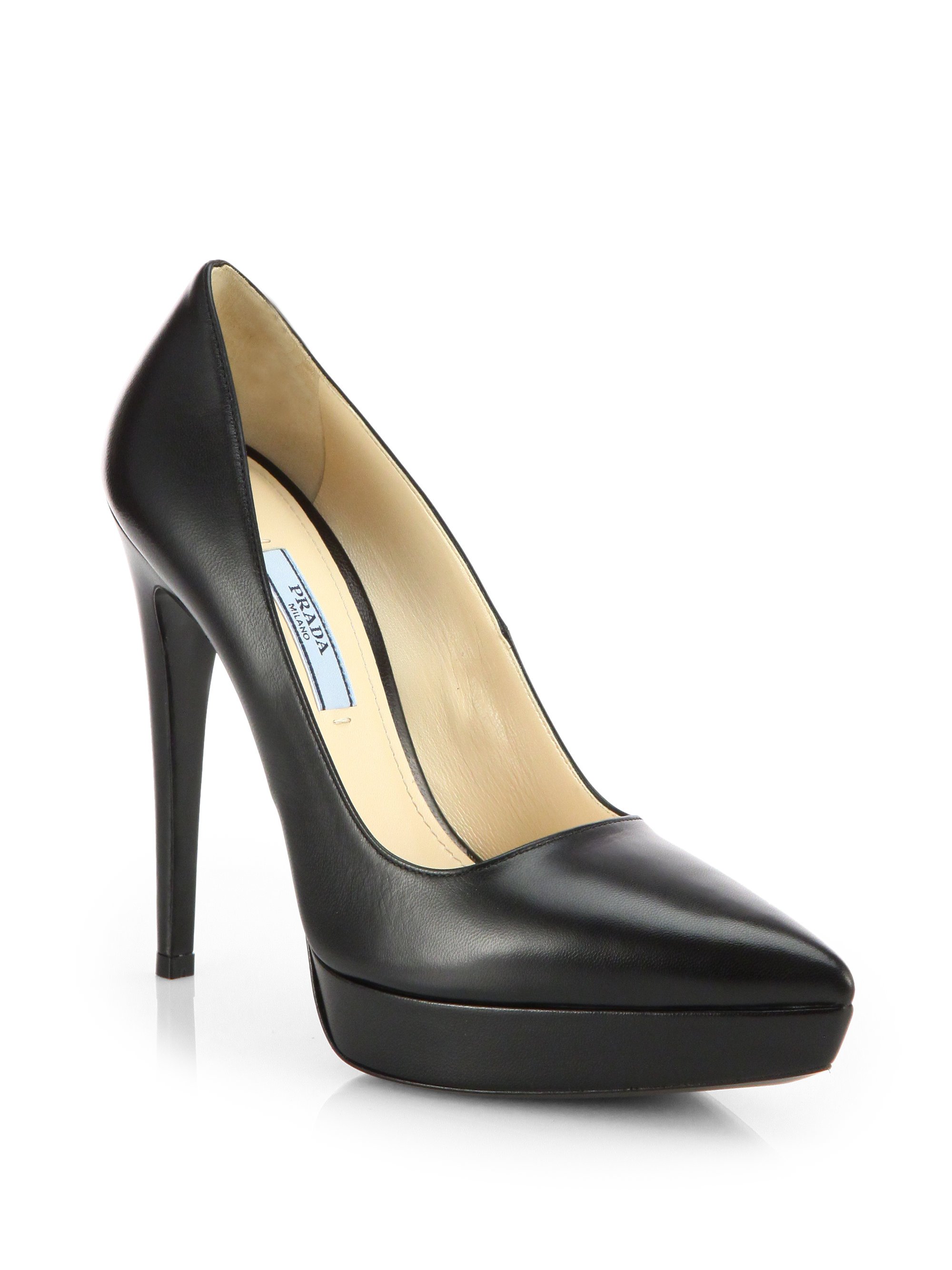 black platform pump