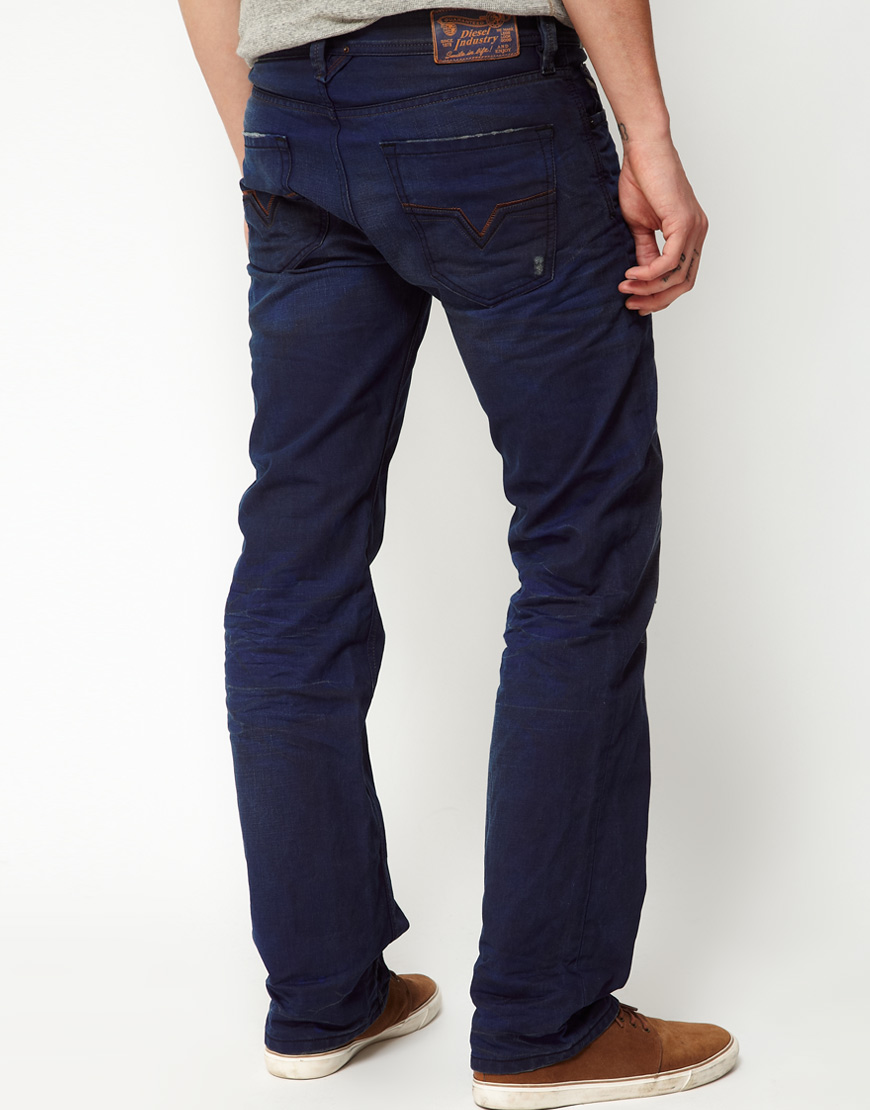 DIESEL Jeans Larkee 811k Colour Exposure Straight Fit in Blue for Men ...