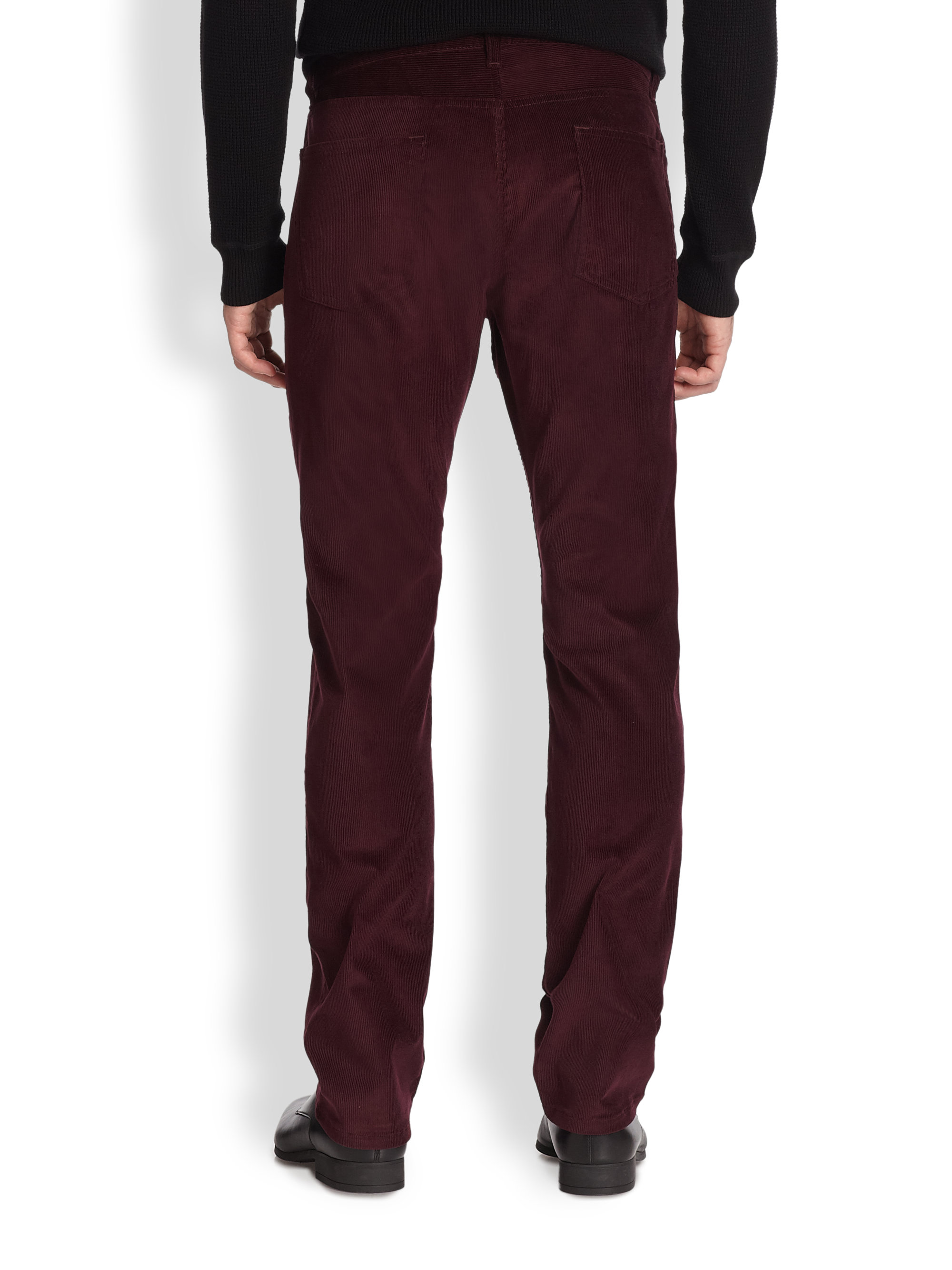 violet corduroy pants