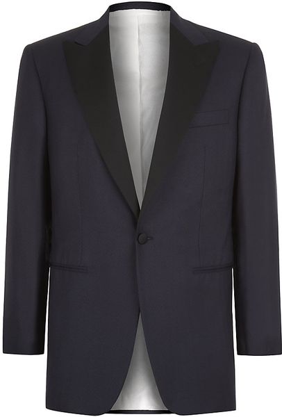Stefano Ricci Herringbone Tuxedo Jacket in Blue for Men (navy) | Lyst