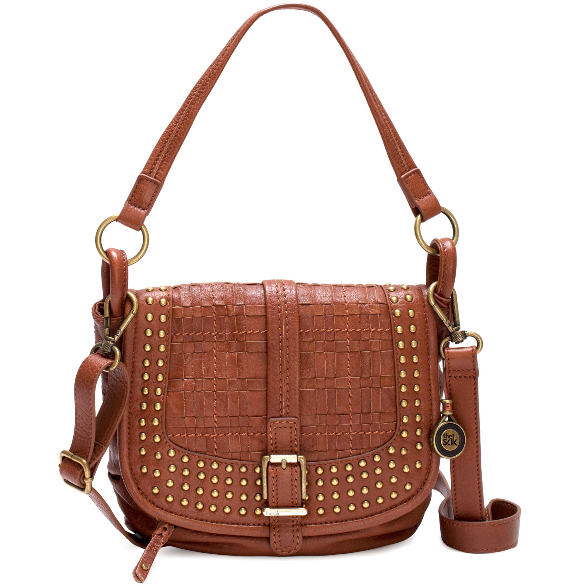The Sak Silverlake Leather Mini Flap Shoulder Bag in Brown (TOBACCO ...