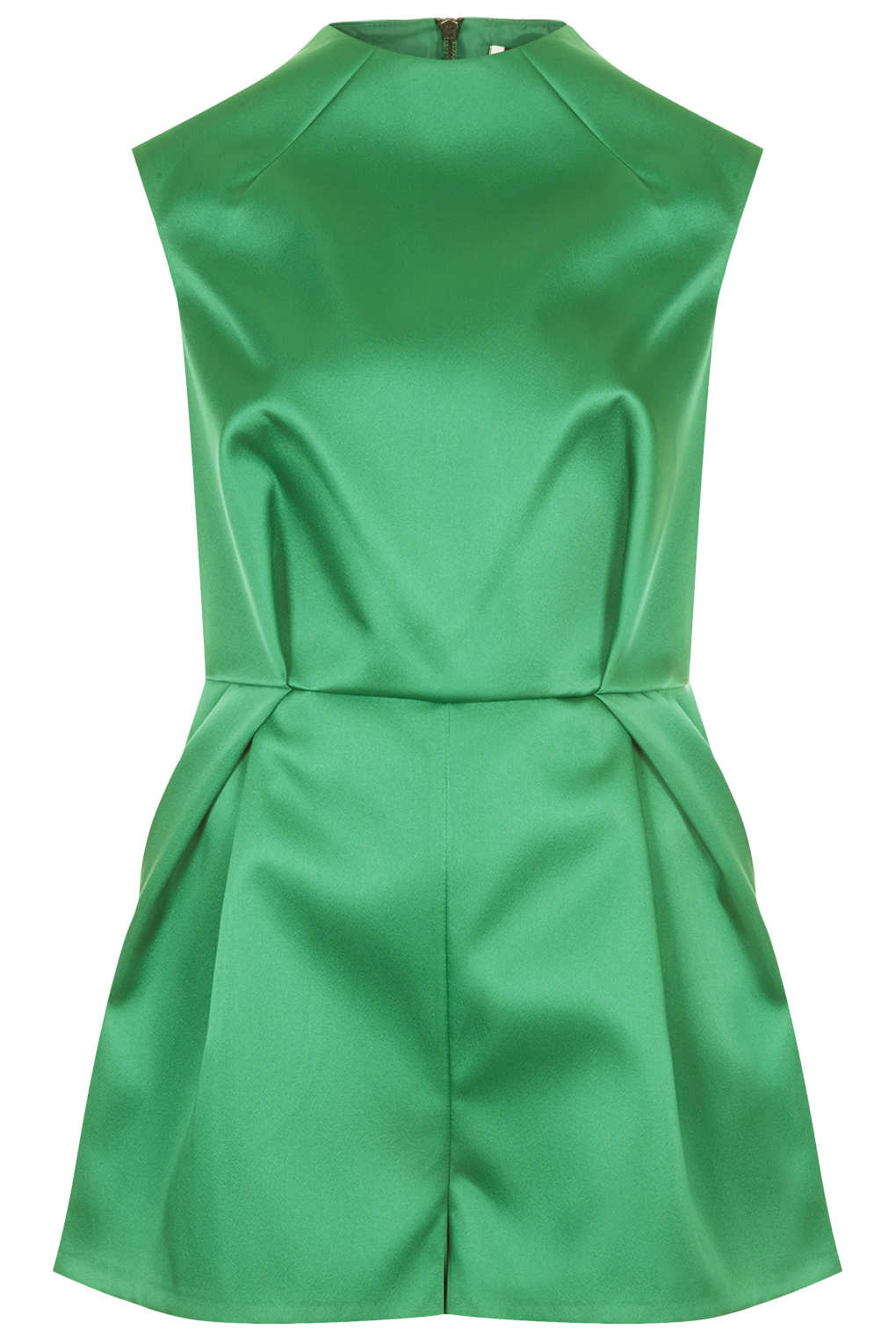 topshop green playsuit