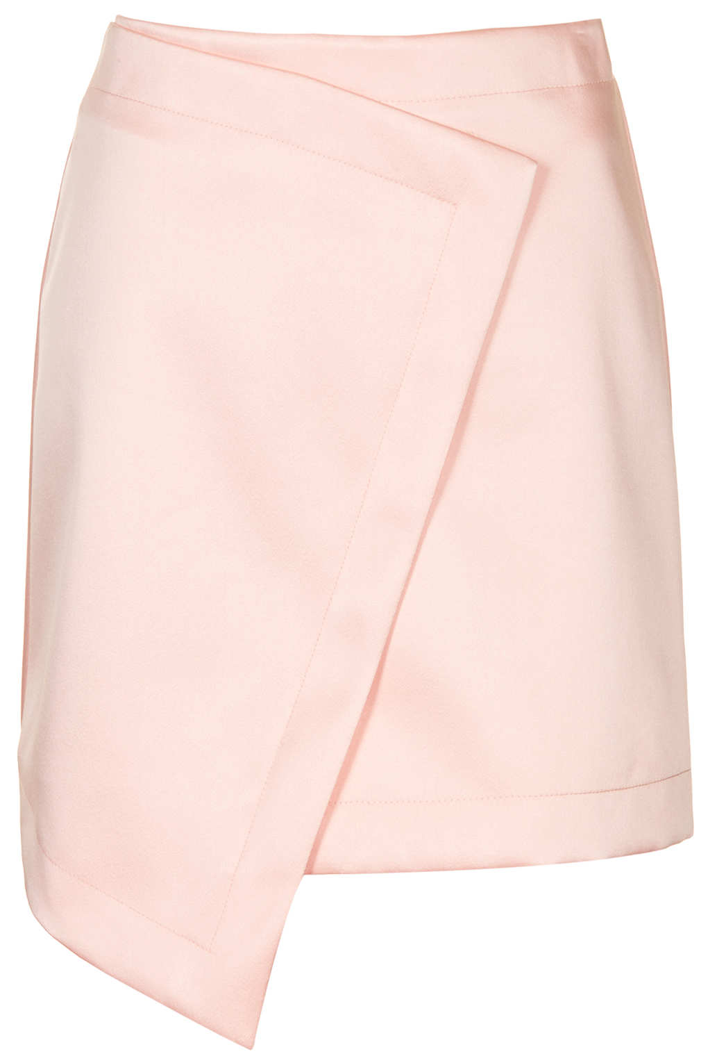 Lyst Wrap Lux Skirt in Pink
