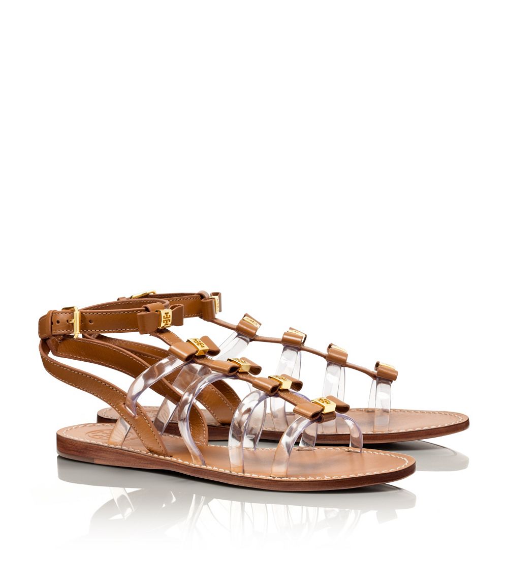 tory burch clear flats
