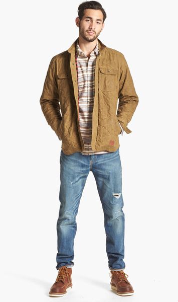 Vans Tanka Mountain Edition Quilted Waxed Canvas Jacket in Beige for ...