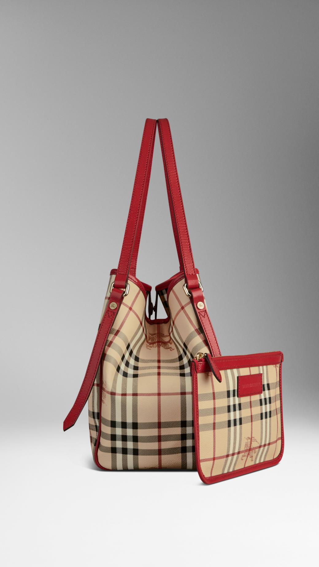 burberry tote red