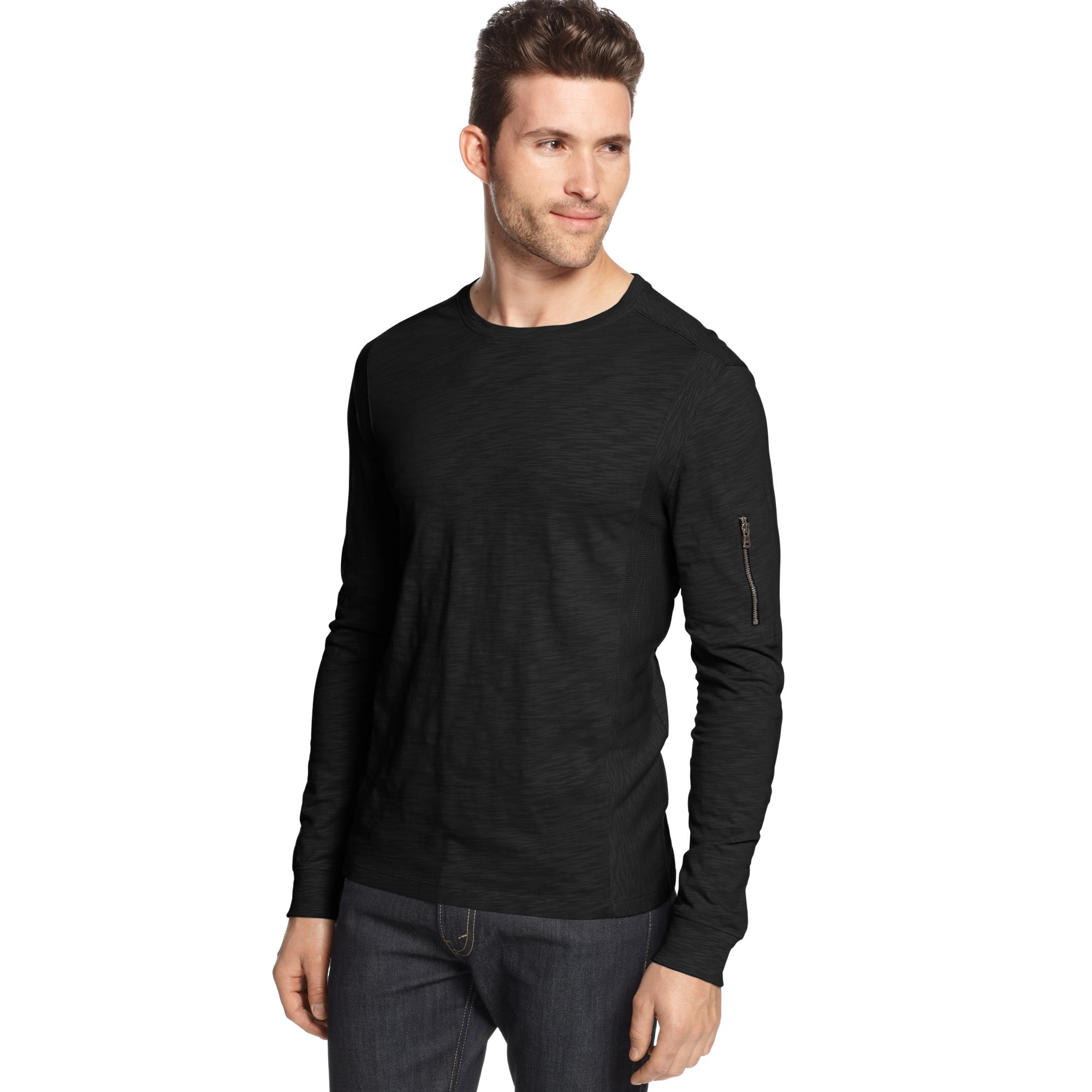 Calvin Klein Black Long Sleeve Shirt Sweden, SAVE 37% -  