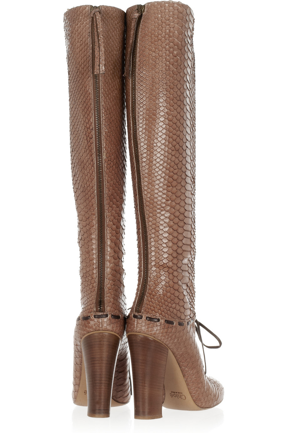 python knee boots