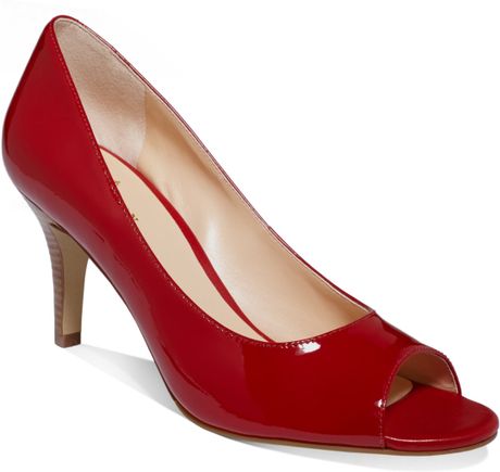 Cole Haan Womens Air Lainey Pumps in Red (Velvet Red Patent) | Lyst