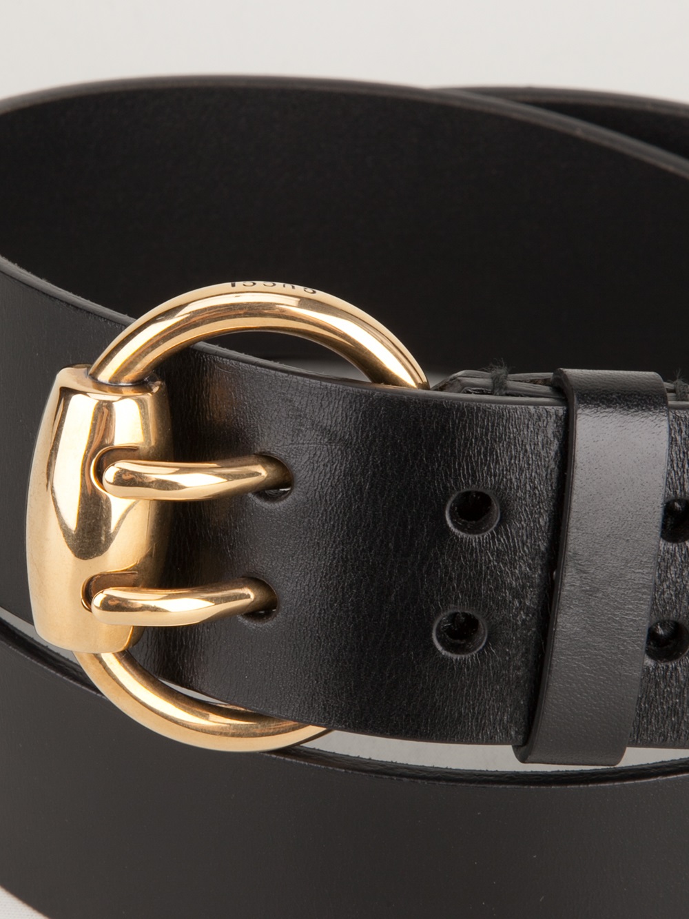 Lyst - Gucci Bridle Buckle Belt in Black for Men