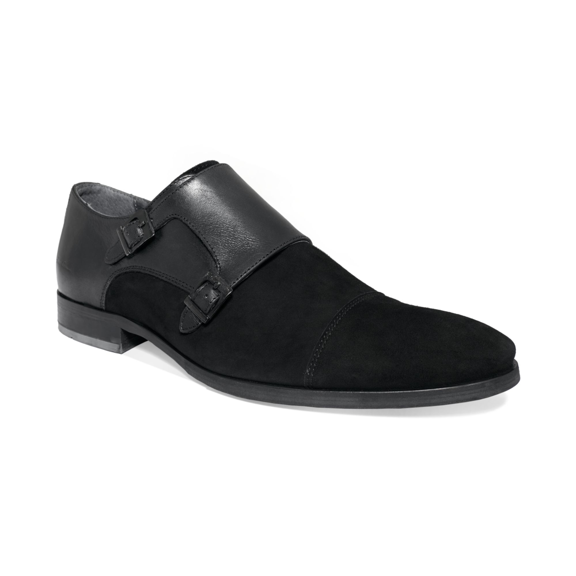 men's cole haan monk strap shoes
