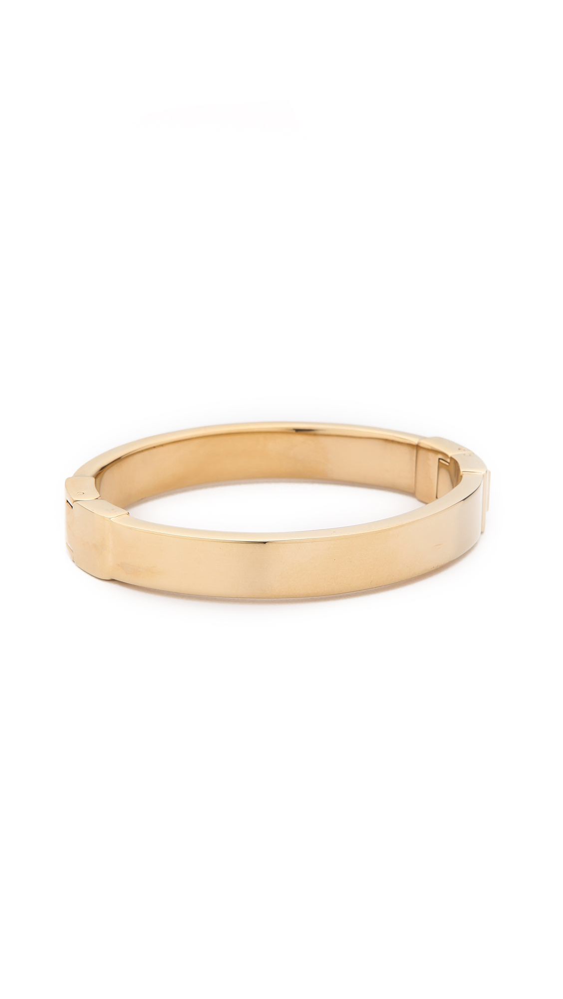 Michael Kors Hinged Bangle Bracelet - Gold in Metallic - Lyst