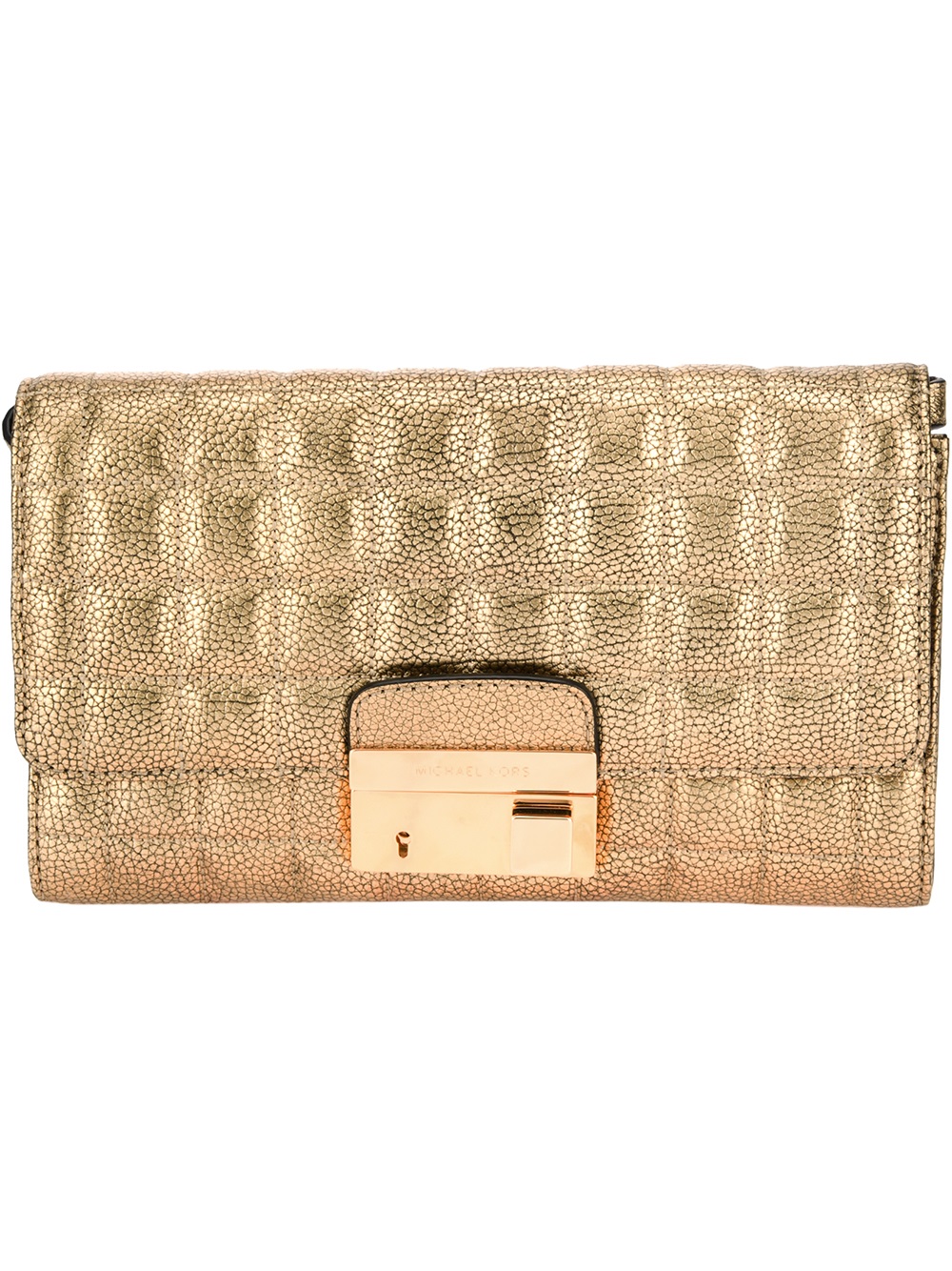 michael kors gia quilted clutch
