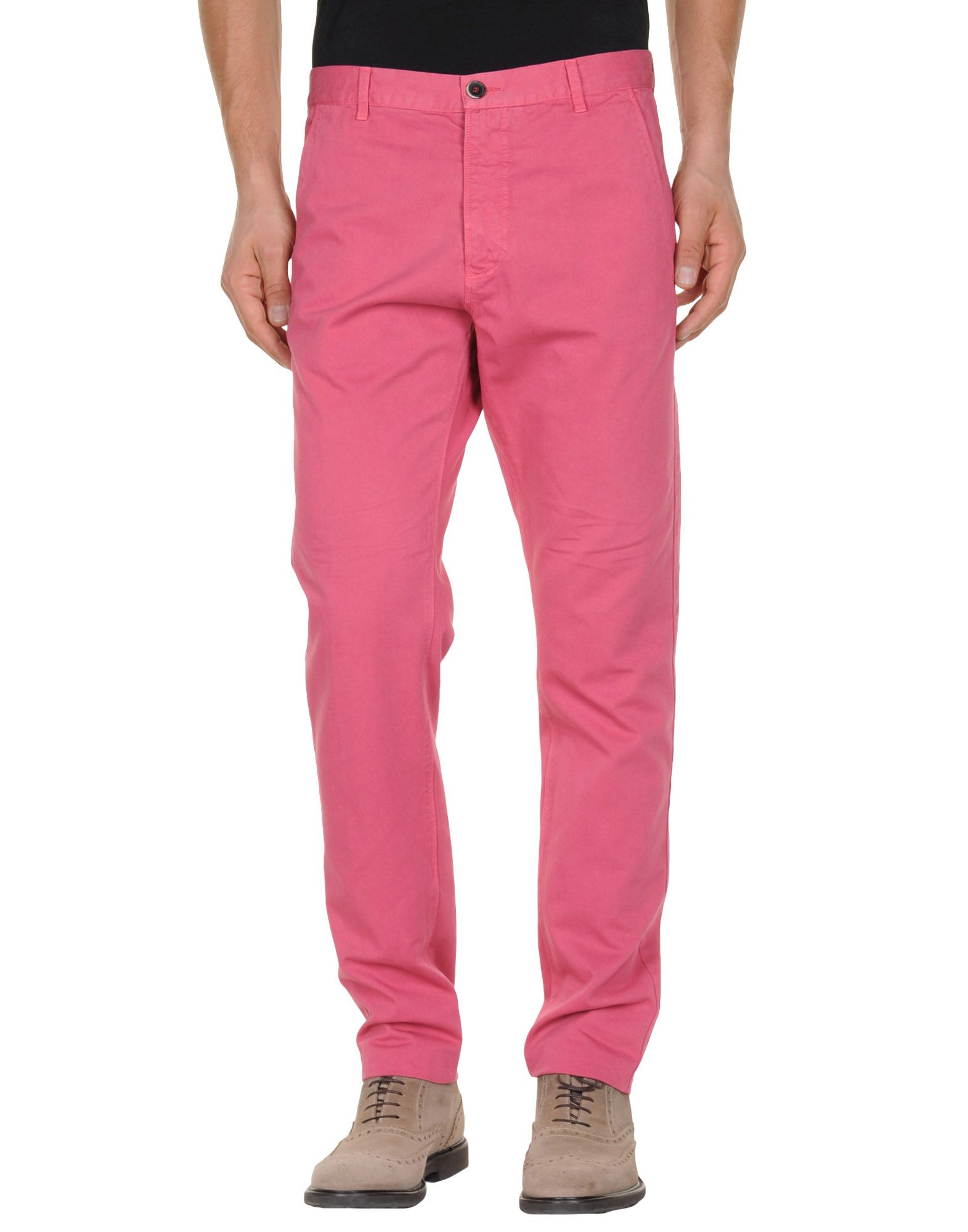 Msgm Casual Pants in Pink for Men (pastel pink) | Lyst