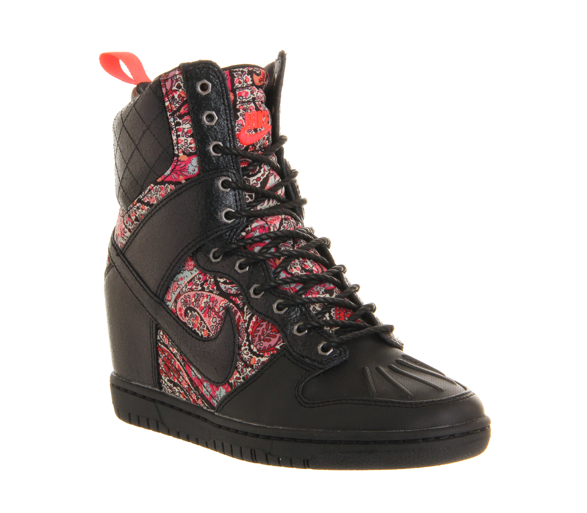 Nike Leather Dunk Super Sky Hi in Black - Lyst