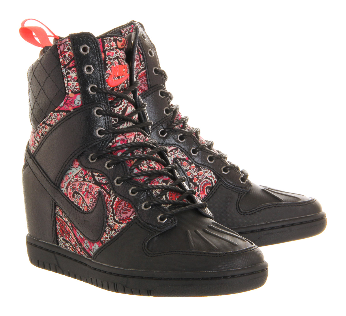 Nike Leather Dunk Super Sky Hi in Black - Lyst