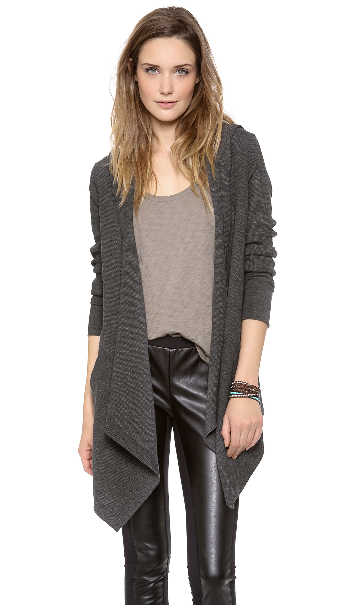 splendid hooded cardigan