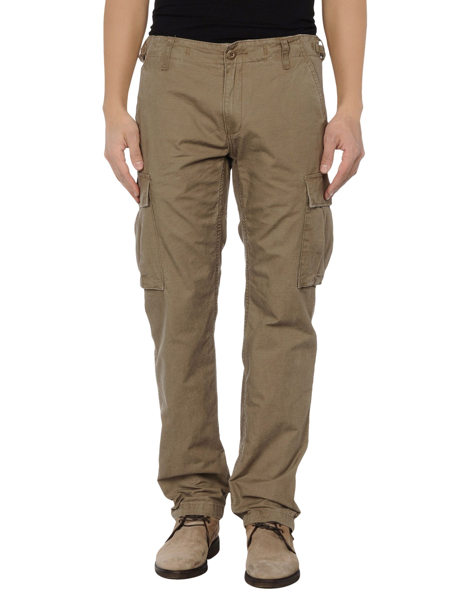 Stussy Casual Trousers in Khaki for Men | Lyst