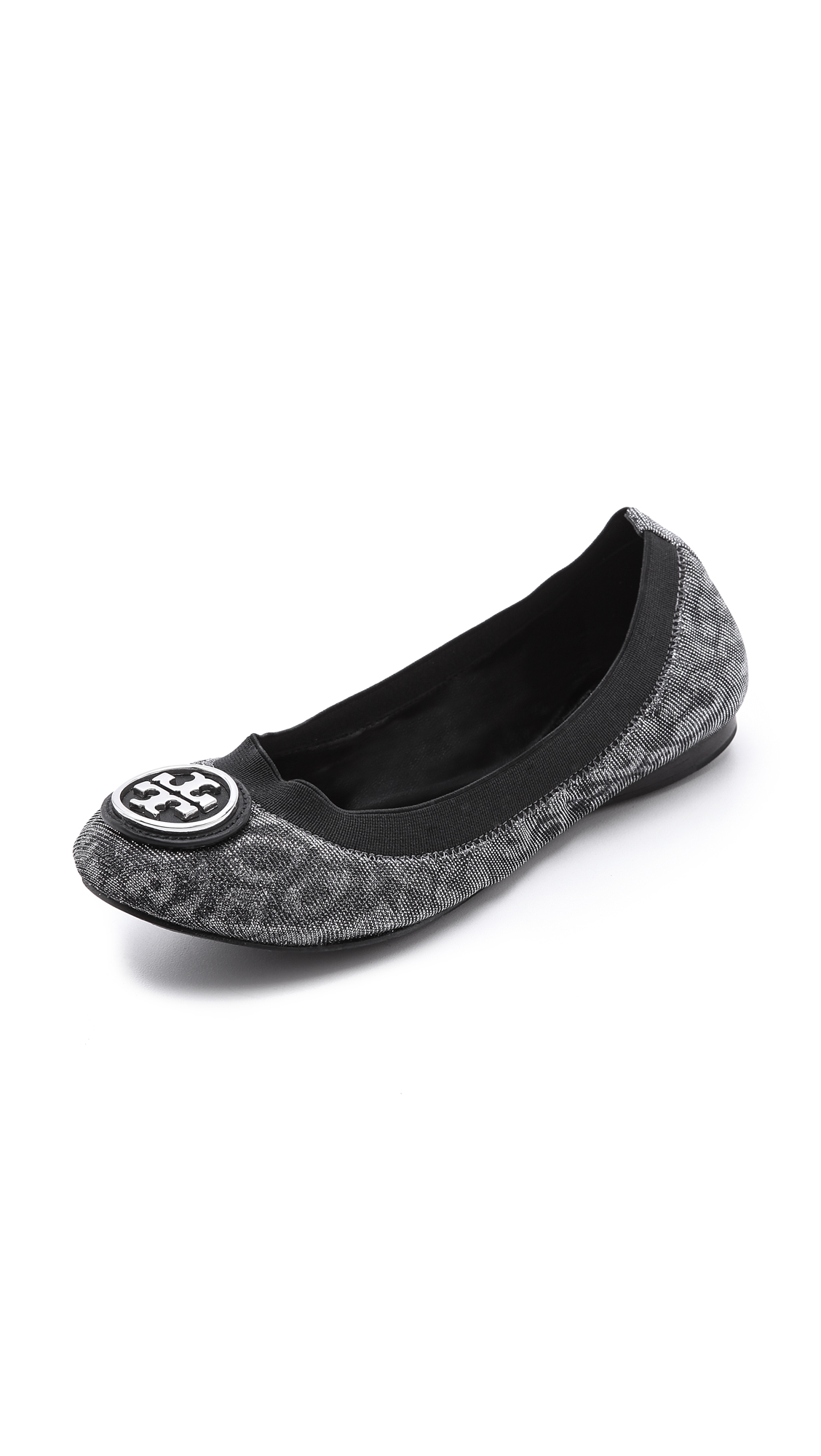 gray leopard flats