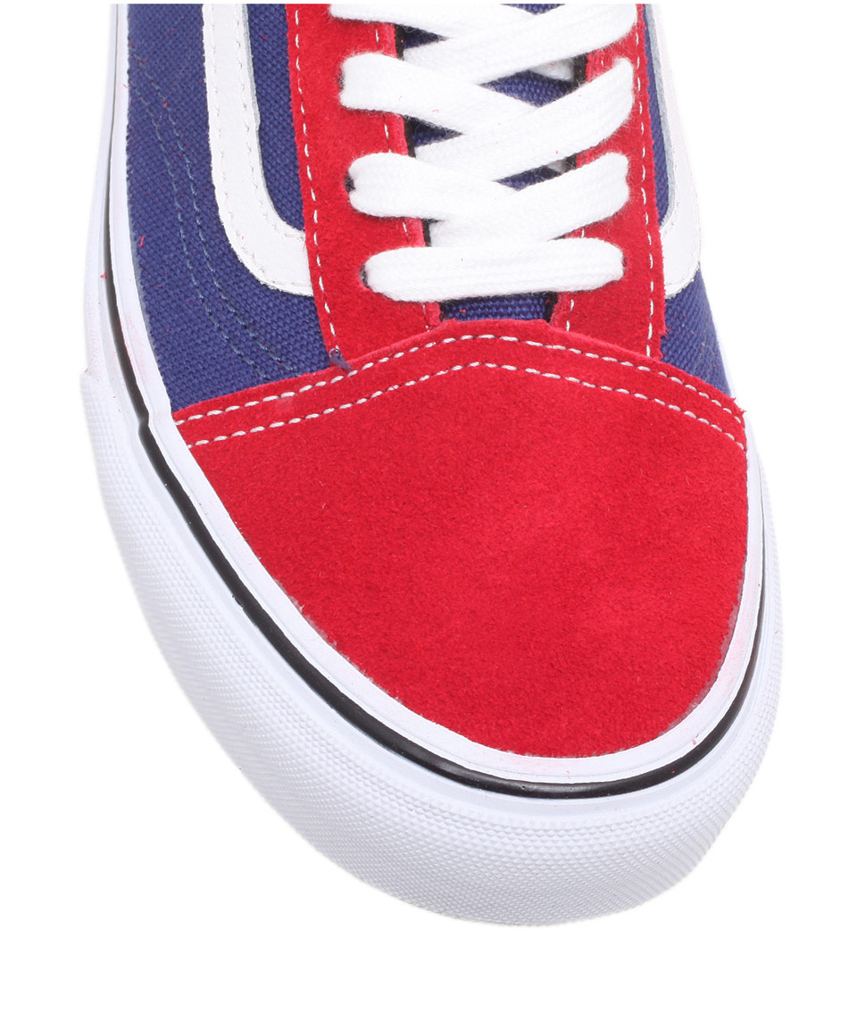 red and purple vans