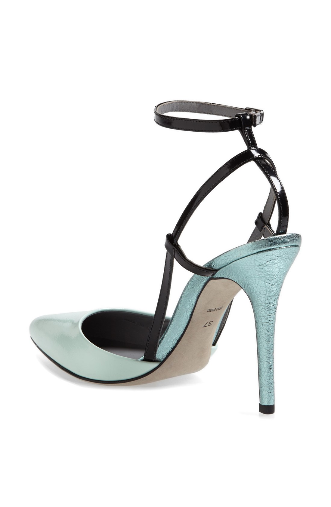 Alexander wang Jodie Ankle Strap Calfskin Leather Pump in Green ...  