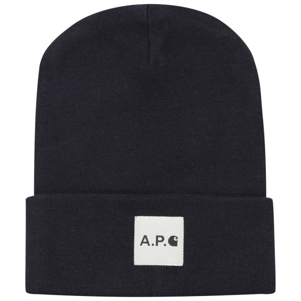 A.p.c. Mens Black Beanie Hat in Black for Men Lyst