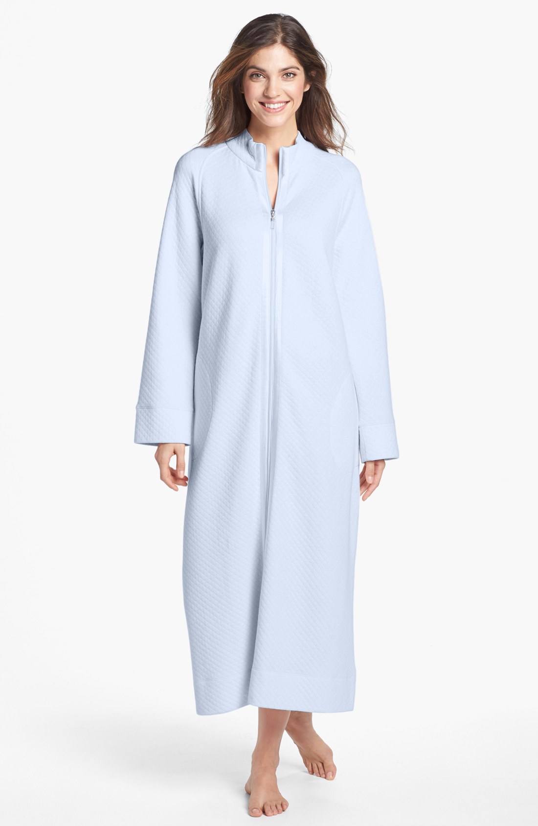 Carole Hochman Designs Classic Zip Robe in Blue (Lake Blue) | Lyst