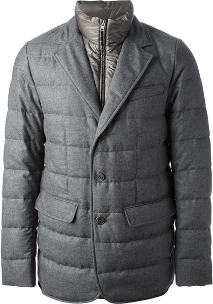 Herno Padded Jacket in Gray for Men (grey) | Lyst