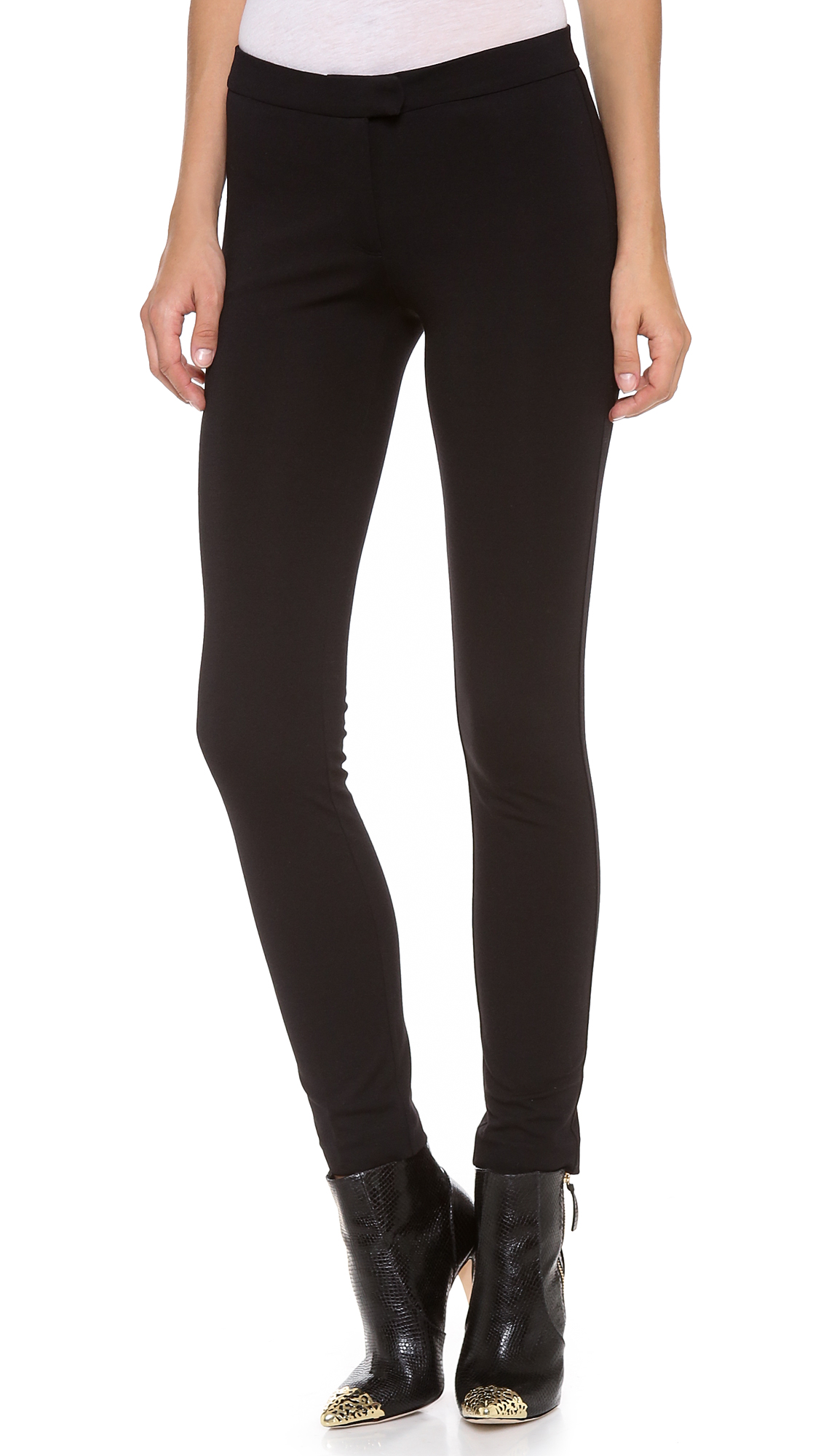 Lyst - Juicy couture Ponte Pants in Black