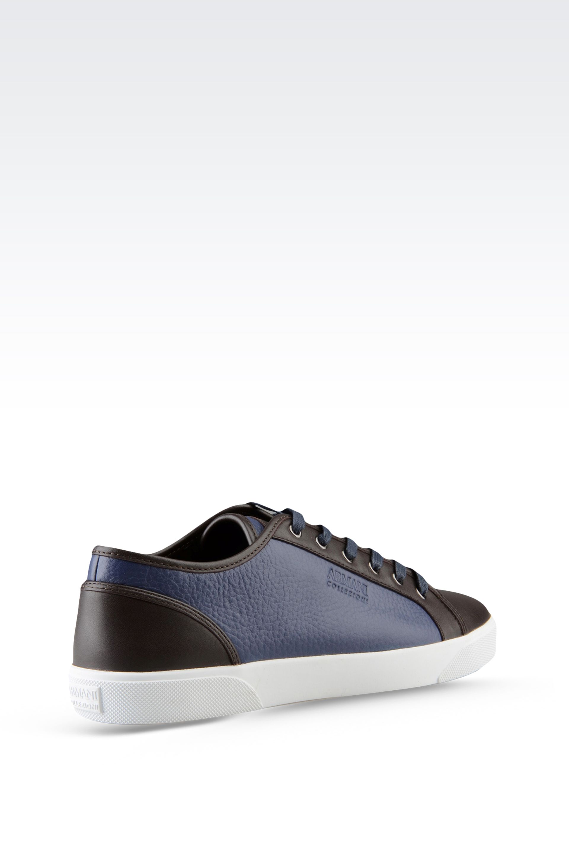 Armani Sneaker in Dark Brown (Blue) for Men - Lyst