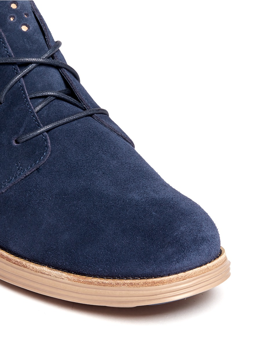 Cole Haan Lunargrand Chukka Boots in Green for Men Lyst Cole Haan Lunargrand Chukka Boots in Green for Men Lyst