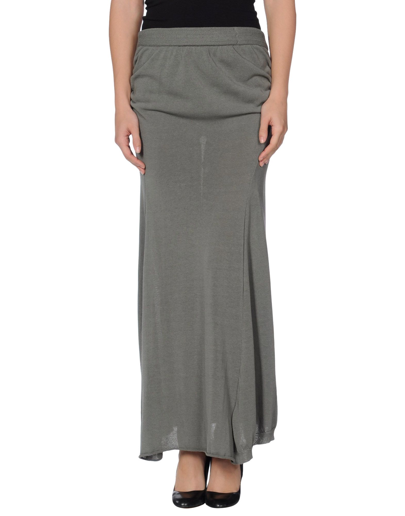 long grey skirt outfit