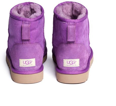 Ugg Classic Mini Boots in Purple | Lyst