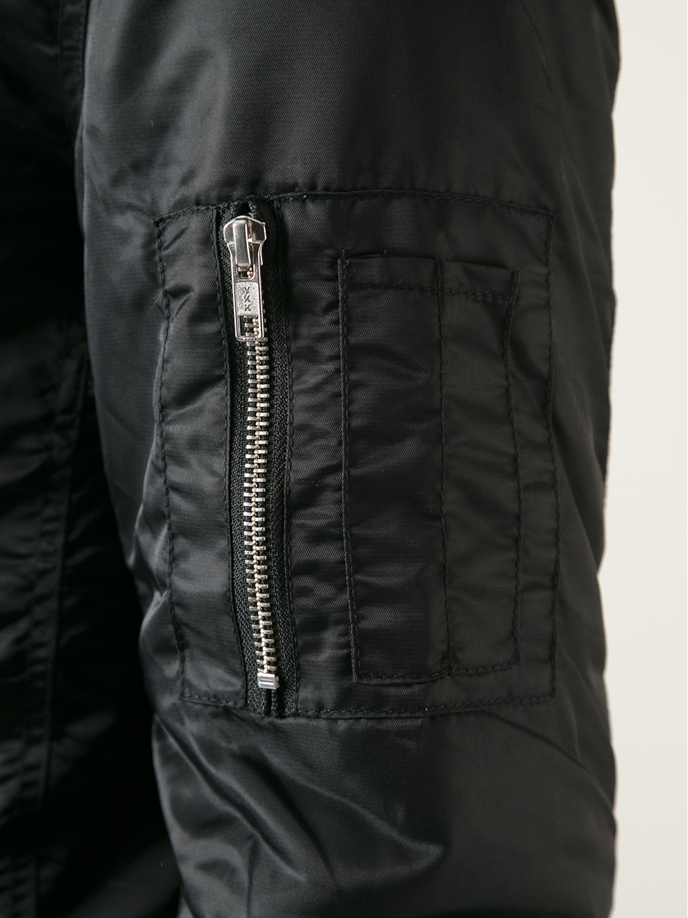 BLK DNM Classic Bomber Jacket in Black 