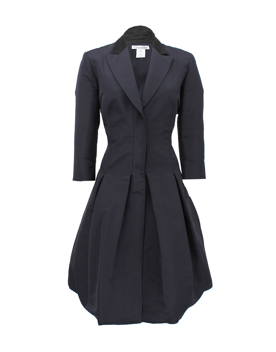 notch collar dress