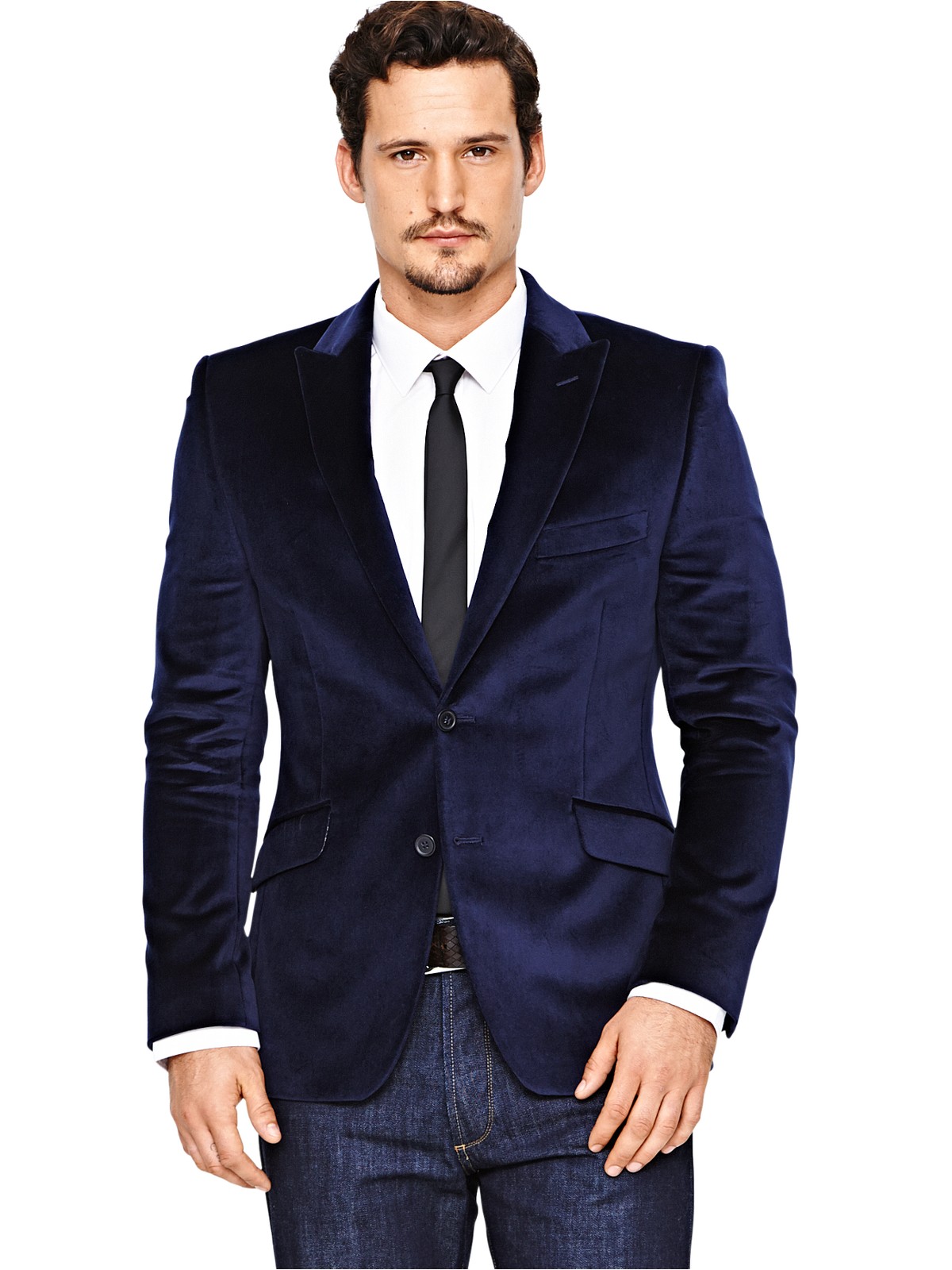 Lambretta Velvet Jacket in Blue for Men (navy) Lyst