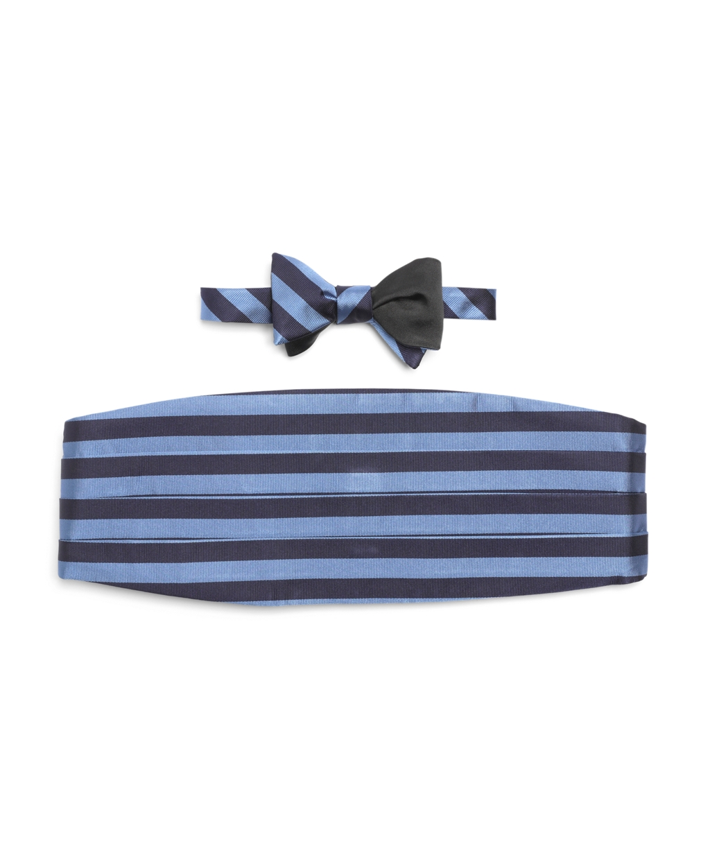 Brooks Brothers The Social Primer Reversible Bow Tie With Cummerbund in