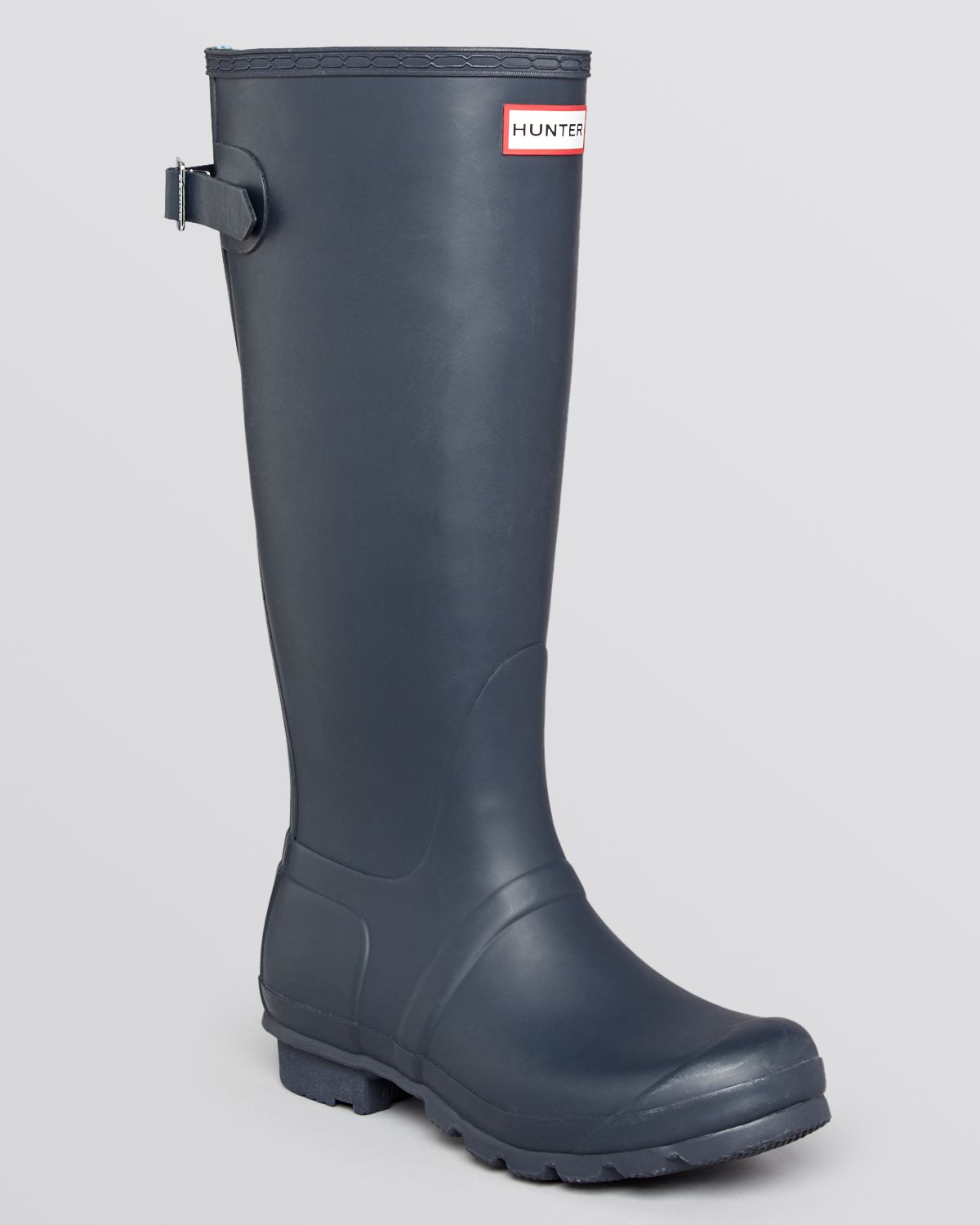 gray rain boots
